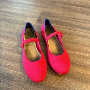 Rothy's Red Mary Janes